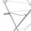 JVL 2 Tier Clothes Drying Airer, White, Cast Iron 4