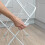 JVL 2 Tier Clothes Drying Airer, White, Cast Iron 15