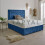 (5ft, 2 Drawers Same Side, Blue) Orlando Plush Divan Bed with Memory Mattress & Headboard 1