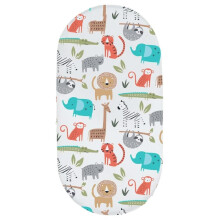 Fitted Sheet Crib Protective Cover Set, 2 Pieces 81x42cm Changing Pad Cover for Newborns, Soft Cotton Baby Bedding