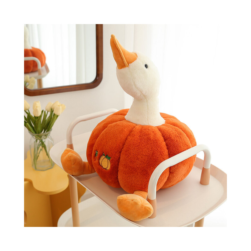 (30cm)Peluche citrouille habillage oie poupée enfant anniversaire jouet cadeau décoration maison
