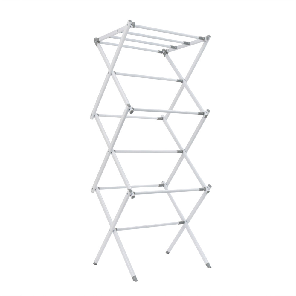 JVL Extendable 3 Tier Concertina Laundry Washing Clothes Airer - 8M | TJ Hughes - Image 12