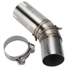60.5mm Edelstahl Mittelschalldämpfer Rohr Ersatz für Ducati 959 Panigale V2