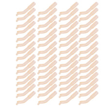 Anti-déchirure Bite Line Tuyau pour carpe 60 pièces 21 x 2 x 1 mm jaune