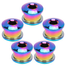 5 pièces boulons de plateau en Al7075 CNC multicolores