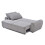 MORE4HOMES Freya 3 Seater Pull Out Jumbo Cord Sofa Bed 3