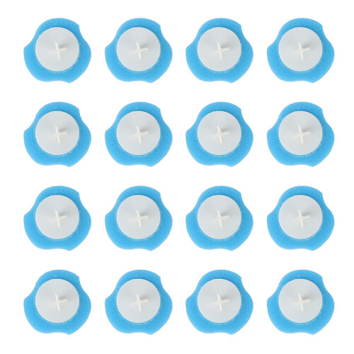 16pcs Toilet Brush Replace Heads Disposable Water 1