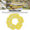 50Pcs Beehive Tag ABS Round Numbered Sign Labels 14