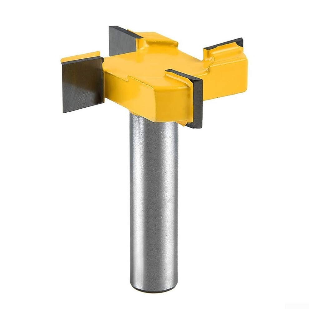 Cnc Spoilboard Surfacing Router Bit 1/2 Inch Shank 2 Inch Diameter Carbide Tipped 4 Blade Woodworking Tool For Mdf Plywood Chipboard 6947110242637