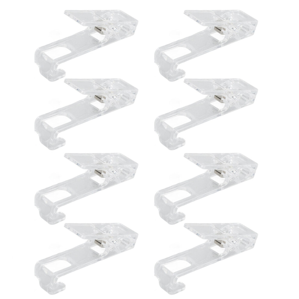 8pcs Clothespins Multifunctional Transparent