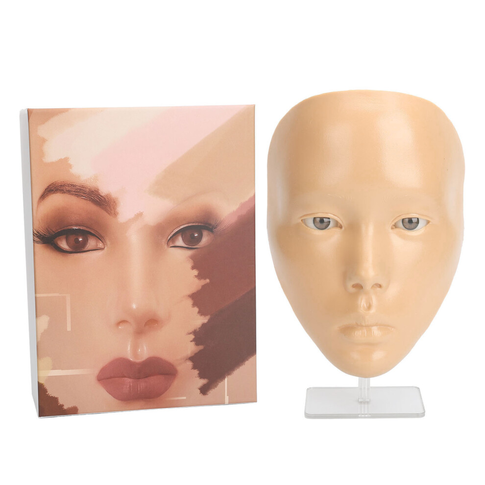 Makeup Practice Face with Plastic Stand 5D