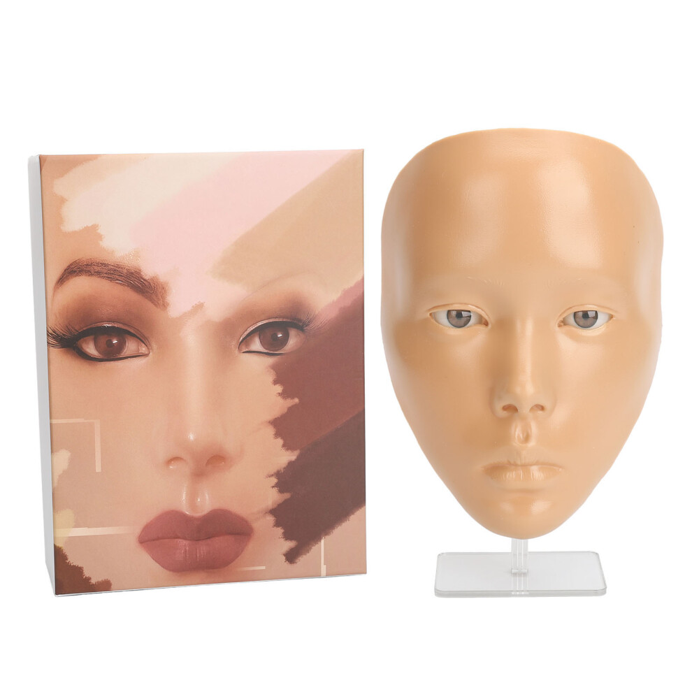 Makeup Practice Face with Plastic Stand 5D