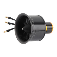 QF2611-50mm 3-4S LiPo Nero 12-pale Ventola canalizzata