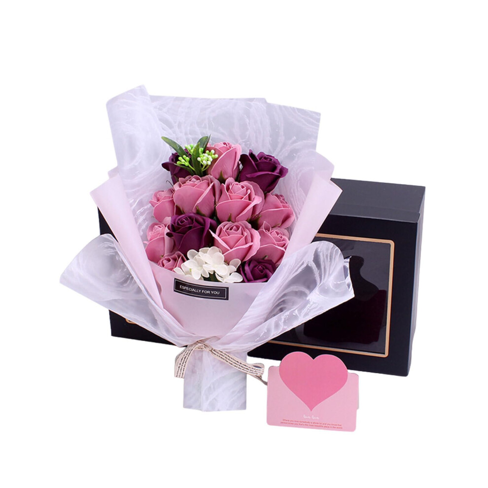 Romantic Rose Bouquet Gift Box for Valentine's Day - Deep Affection and Gratitude, Type +1, Red Roses, Elegant Arrangement-image-OPC-PJR5RKW-NEW
