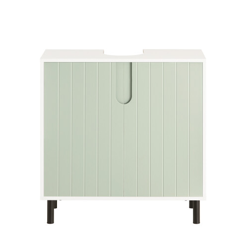 SoBuy Πράσινο Ντουλάπι Μπάνιου 60x30x60cm 2 Πόρτες