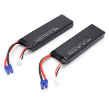 H501 7,4 V 2700 mAh LiPo 107x33x14 mm EC2 (2 pezzi)