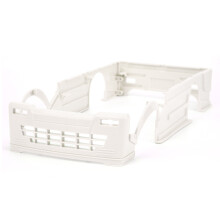 WPL D12 RC Carrosserie widebody blanche, kit LED, 9,9 oz