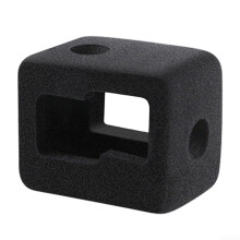 Foam Cover for Helden Cameras for Wind Noise Reduction, Ideal for Sport, Mountains, Motor, Black