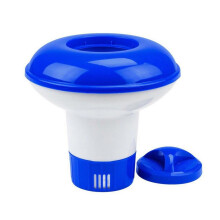 Chlorine Tablet Holder for Pool - 12.7 cm Floating Chlorine Dispenser with Lid for Inground and Above Ground Swimming Pools