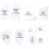 Acrylic Quilt Stencil Set 12 Inches for Sewing Crafts Memory Bear Pattern Ruler Stencil Durable Material 4