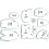 Acrylic Quilt Stencil Set 12 Inches for Sewing Crafts Memory Bear Pattern Ruler Stencil Durable Material 5