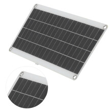 20W polykristallines Solar Panel mit dual USB-Batterieladegerät und Stromversorgung für Notlicht, Mobiltelefon