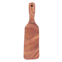 Teak-Spachtel Holz Steak Pizza Kochsalat Braten Pfannenwender für Firmenpräsente Zuhause Küche Kleiner Schaufel 23,5x5 cm