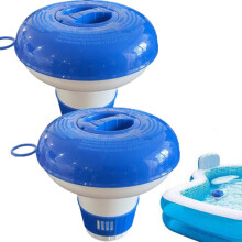 Chlorine Tablets and Floats for Pools, Large Floating Chlorine Dispenser with Lifting Ring for Hot Tubs and Spas