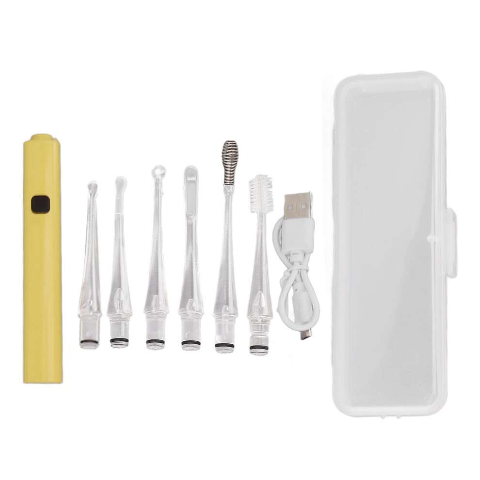 White Ear Spoon 6 Ear Spoon Tips Usb Rechargeable