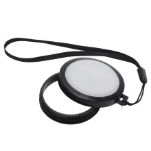 MENNON Weißabgleich Kameraobjektivdeckel Kunststoff Kameragehäusedeckel Anti-Korrosion (46 mm 1,8 Zoll)