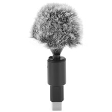 Mini microphone USBC PlugPlay omnidirectionnel - Noir 33g