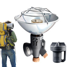 Propane Tent Heater Portable Safe Outdoor Heater for Camping Ice Fishing Hiking Hunting Gray Portable Propane Heater