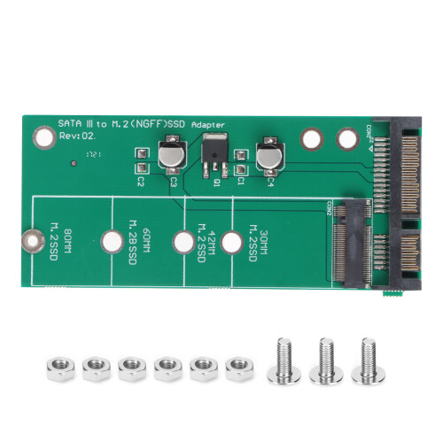 NGFF M.2 vers SATA carte riser 6 Gbps, haute capacité 1