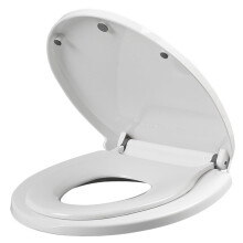 Family Toilet Seat 2-in-1 Soft Tight V Shape with Removable Child Seat for Universal Fit, Ideal for Toddlers and Adults