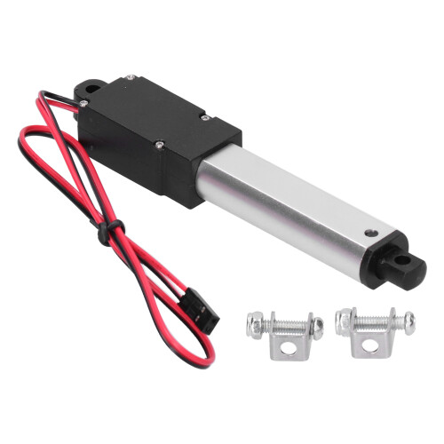 Miniattuatore lineare 60N 50mm DC12V alluminio 1