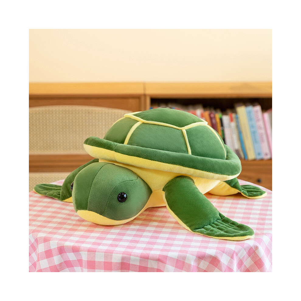 (Green,50Cm/19.69In)Lindo Juguete De Peluche Tortuga PequeñA Moda CóModo Almohada CojíN Regalo MuñEca-image