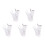 5pcs Magnetic Eyelash Applicator Clip Wide Angle 12