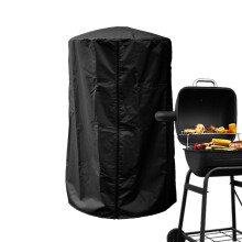 Terrassenwärmerabdeckungen Heavy Duty Protective Cover 37.99 x 24.02 Inch Waterproof Material for Outdoor Propane Stove Black