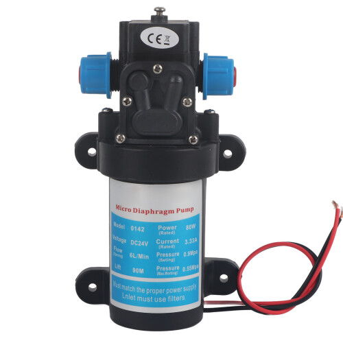 0142HB-24-80F Pompa a diaframma micro 6L/min 24V 80W 1