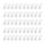 50Pcs Clothes Hanger Hook Strong Odorless Light 1