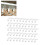 50Pcs Clothes Hanger Hook Strong Odorless Light 11