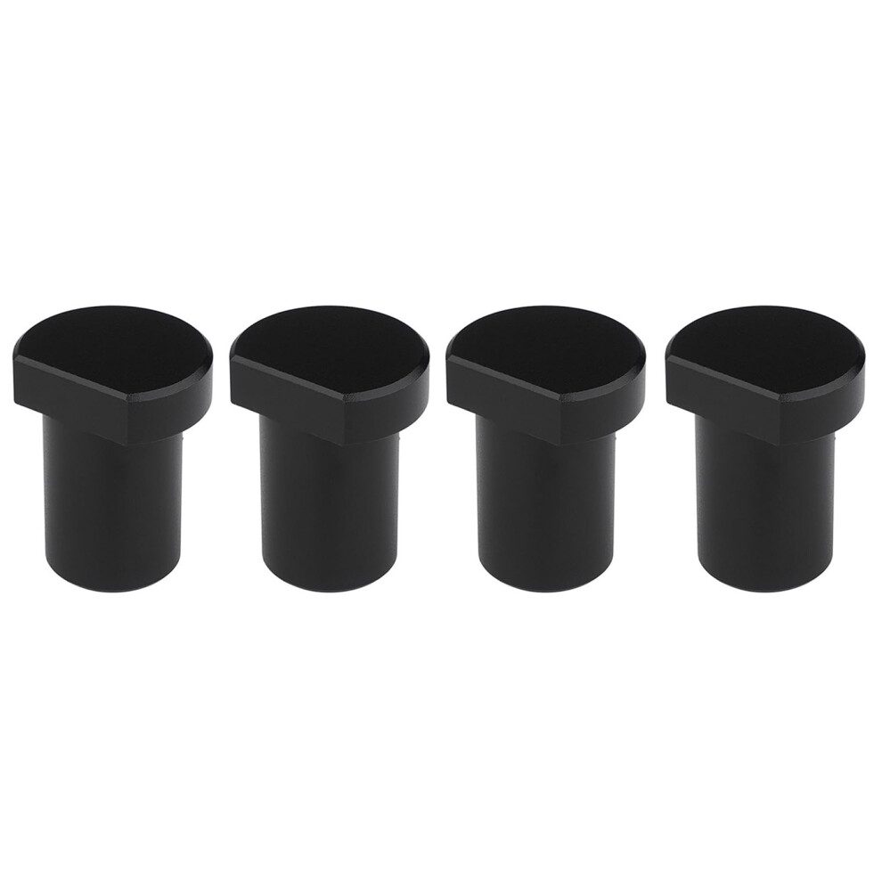 Aluminium Dog Workbenches Pack Of 4 Non-Slip Stops For 19Mm 20Mm Holes Black Precise Woodworking 6947110245010