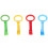 4pcs Baby Pull Up Rings Plastic Material Ergonomic 9