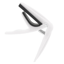 Capotasto per ukulele in plastica, Strumento di taratura dell'intonazione, Molla, Bianco Standard