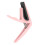 Capotasto in plastica rosa per ukulele con cuscinetto in silicone 7