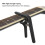 Capotasto per chitarra clip-on a molla nero 9,59,5 cm 4