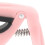 Capotasto in plastica rosa per ukulele con cuscinetto in silicone 6