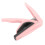 Capotasto in plastica rosa per ukulele con cuscinetto in silicone 12