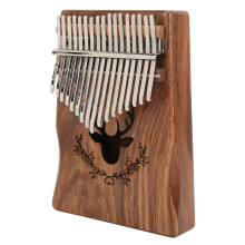 Kalimba (piano à pouces) 17 touches, 18,5 cm, couleur bois