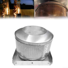 Heating Burner Net Cover for Patio Heater Stove, Stainless Steel Safety Heating Parts, Silver, Durable and Compatible Fittings